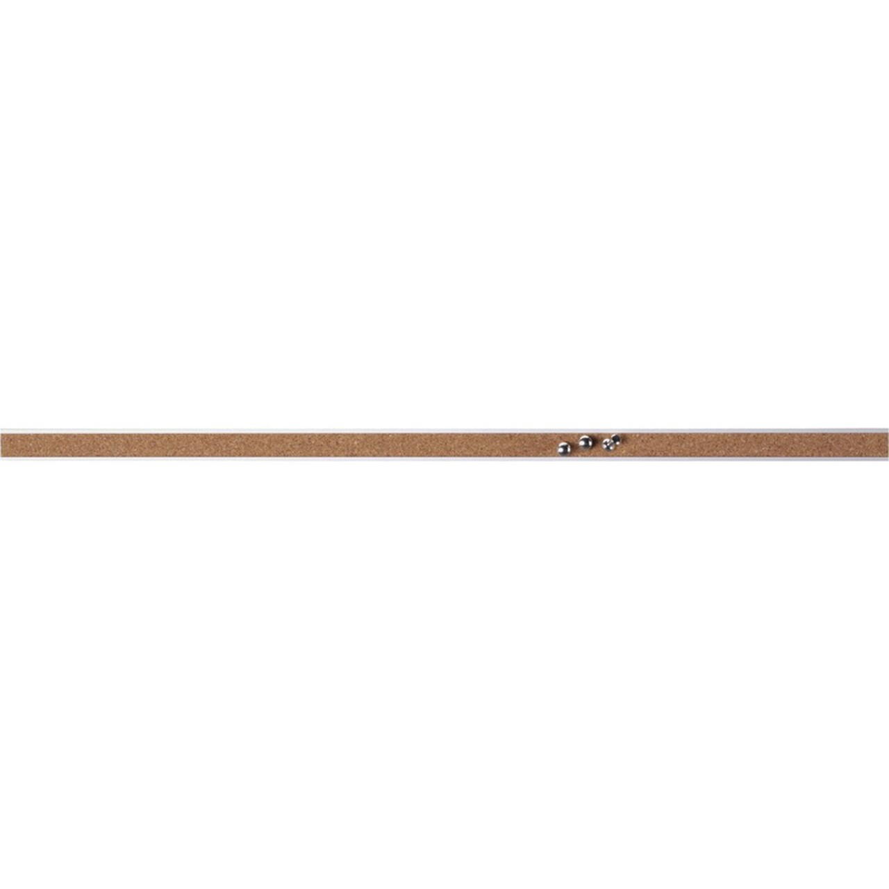 Lorell Cork Bulletin Bars, 36", Self-Sealing Strip, 3-pack Aluminum